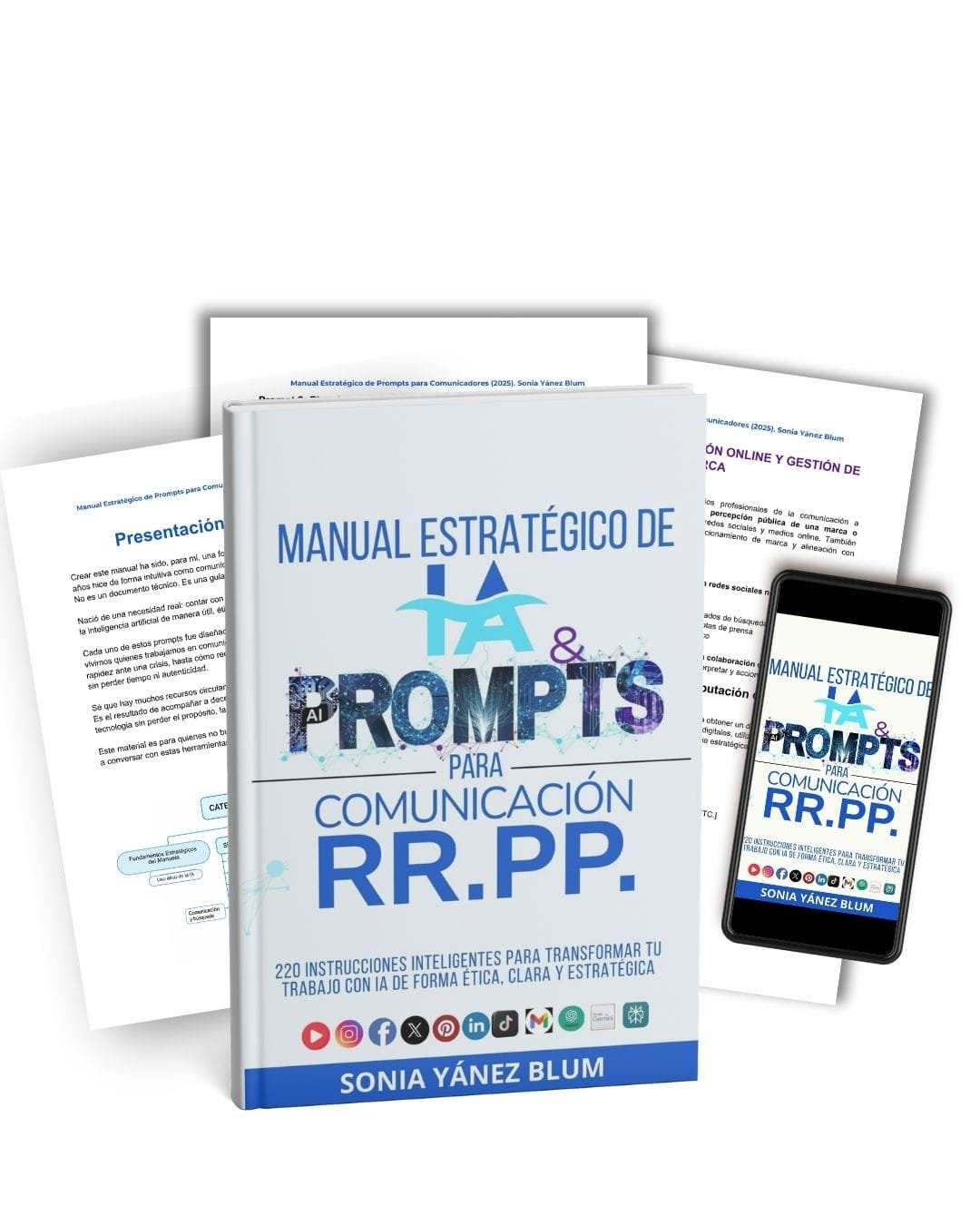 Portada del Manual IA y Prompts