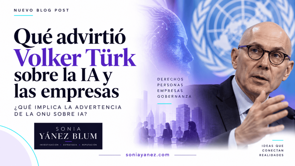 Volker Türk es un abogado austriaco y funcionario de las Naciones Unidas.